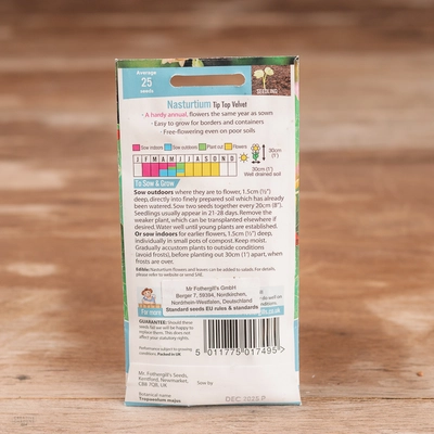 Nasturtium Tip Top Velvet - image 2