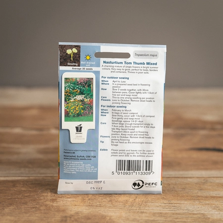 Nasturtium Tom Thumb Mix - image 2
