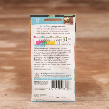 Nasturtium (Trailing) Gleam Mix - image 2