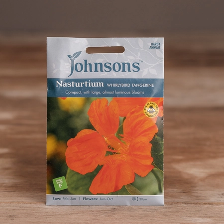 Nasturtium Whirlybird Tangerine - image 1