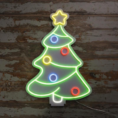 Noma Neon Christmas Tree Lights - 60cm