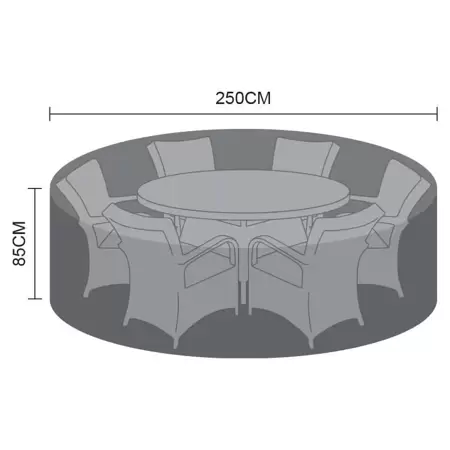 Nova Round Dining Set Cover - 6 Seat - image 2