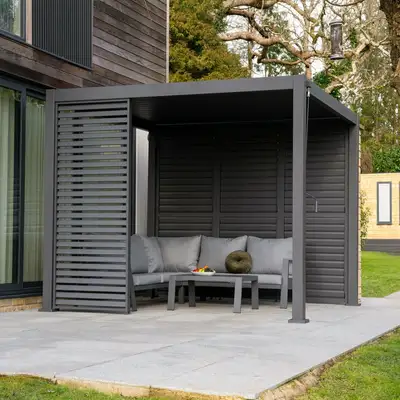 Nova Titan 1m Fixed Louvre Side Wall