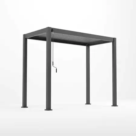 Nova Titan Aluminium Pergola - 3m x 1.5m - Grey