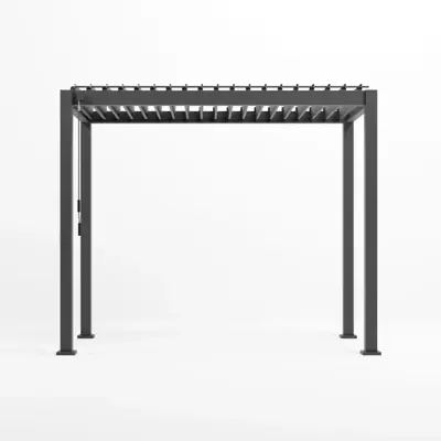 Nova Titan Aluminium Pergola - 3m x 1.5m - Graphite Grey