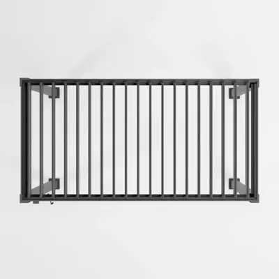Nova Titan Aluminium Pergola - 3m x 1.5m - Graphite Grey