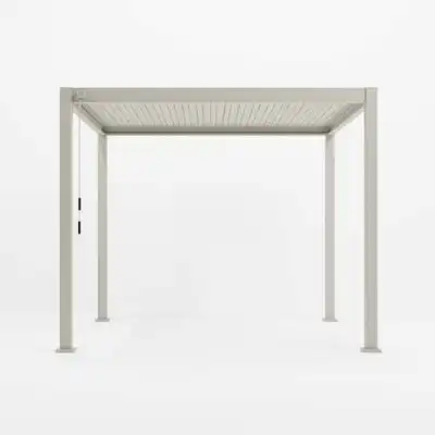 Nova Titan Aluminium Pergola - 3m x 3m - Pebble - image 6