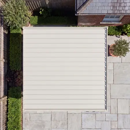 Nova Titan Aluminium Pergola - 3m x 3m - Pebble