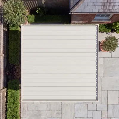 Nova Titan Aluminium Pergola - 3m x 3m - Pebble
