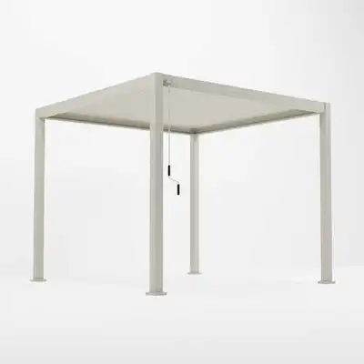 Nova Titan Aluminium Pergola - 4m x 3m - Pebble - image 2
