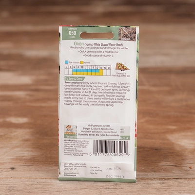 Onion (Spring) White Lisbon Winter Hardy - image 2