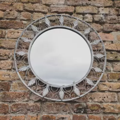 Ascalon Ornate Round Mirror