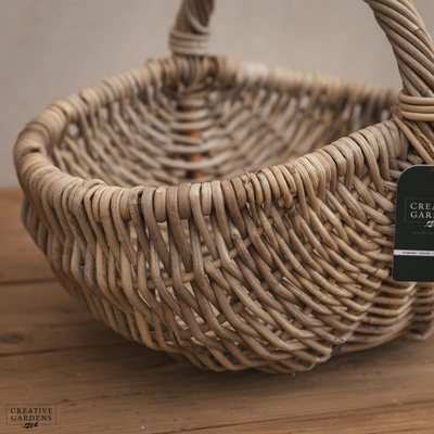 Oval Trug With Hoop Handle - image 3