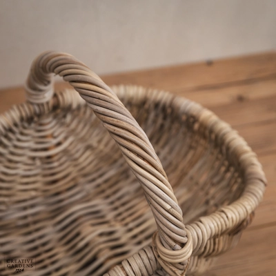 Oval Trug With Hoop Handle - image 5