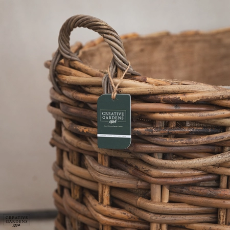 Oval Wheeled Basket with Ear Handles - Large - image 3