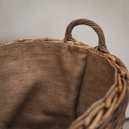 Oval Wheeled Basket with Ear Handles - Large - image 6