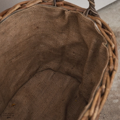 Oval Wheeled Basket with Ear Handles- Small - image 7