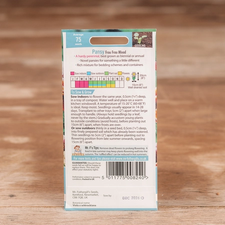 Pansy Frou Frou Mix - image 2