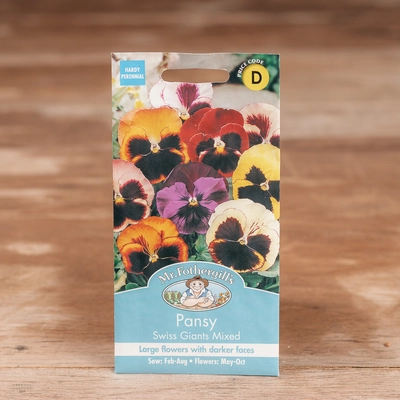 Pansy Swiss Giants Mix - image 1