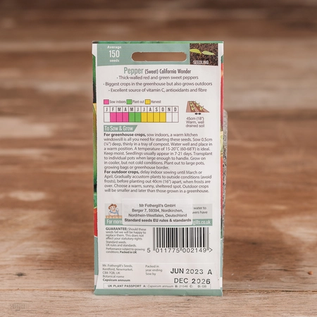 Pepper (Sweet) California Wonder - image 2