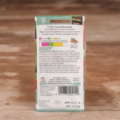 Pepper (Sweet) California Wonder - image 2