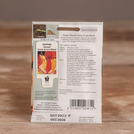Pepper (Sweet) Corno Di Toro Mix - image 2