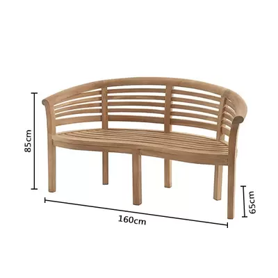 Bramblecrest Pimlico Curved Bench - image 2