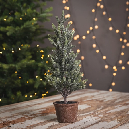 Pine Tree with Brown Pot 42Cm - image 1