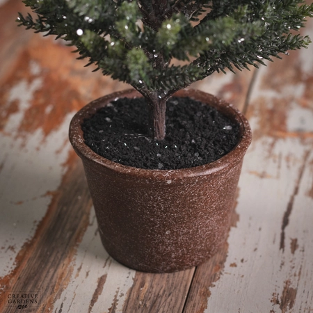 Pine Tree with Brown Pot 42Cm - image 3