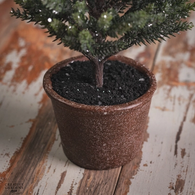Pine Tree with Brown Pot 42Cm - image 3