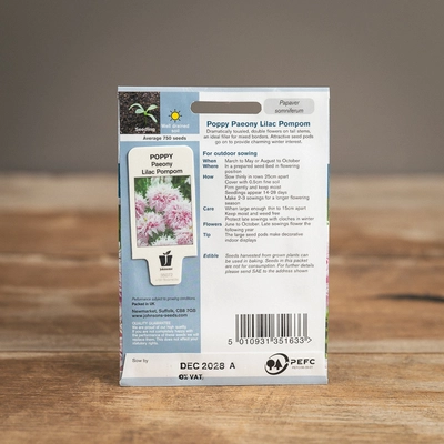 Poppy Paeony Lilac Pompom - image 2