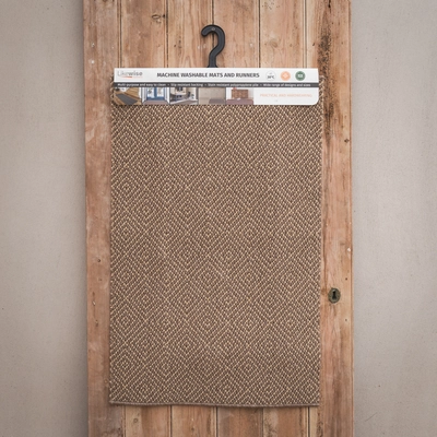 Prague Mocha Cream Mat - 90cm x 57cm