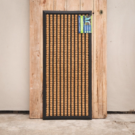 Premium Plaited Rubber & Coir Patio Mat - image 1