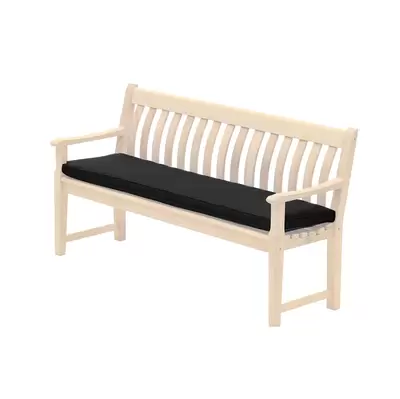 Alexander Rose 5ft Bench Cushion - Charcoal
