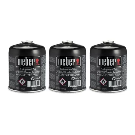 Weber Gas Canister 3 pack