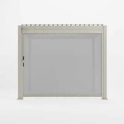 Pull Down Screen for Nova Titan 4m Pergolas - Pebble - image 2