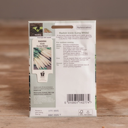 Radish Icicle (Long White) - image 2