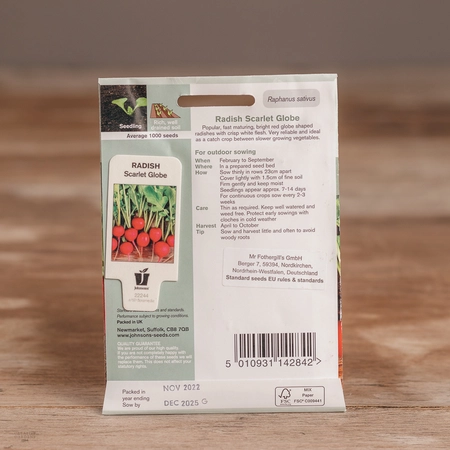 Radish Scarlet Globe - image 2