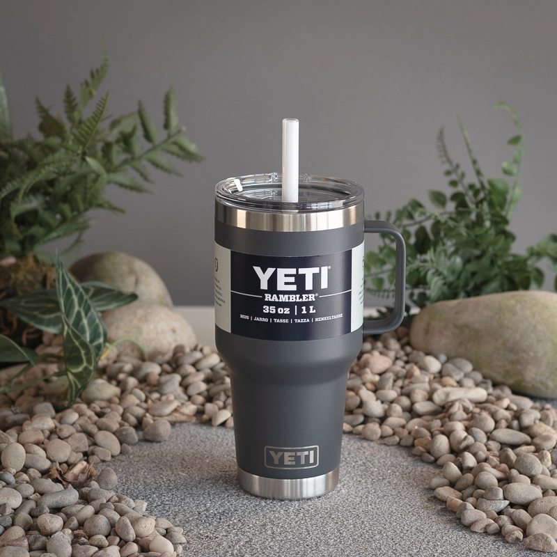 YETI Rambler 35 oz Straw Mug, Vacuum Insulated  