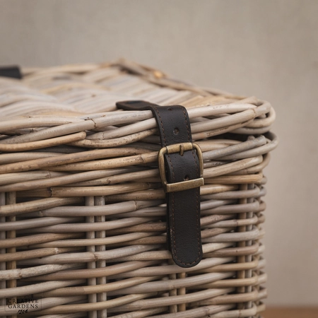 Rectangle Trunk with Leather Straps - Large - image 3