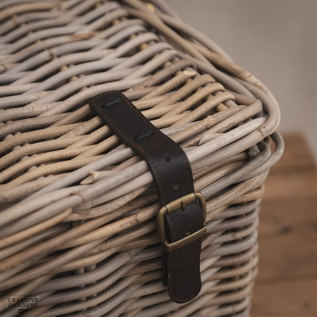 Rectangle Trunk with Leather Straps - Large - image 5