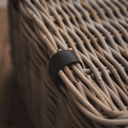 Rectangle Trunk with Leather Straps - Large - image 7