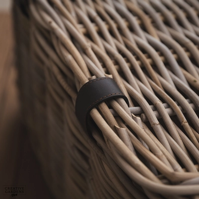 Rectangle Trunk with Leather Straps - Large - image 7