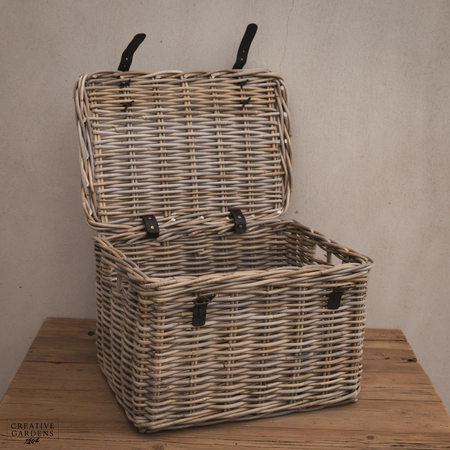 Rectangle Trunk with Leather Straps - Large - image 9