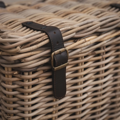 Rectangle Trunk with Leather Straps - Medium - image 2