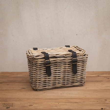 Rectangle Trunk with Leather Straps - Small - image 1