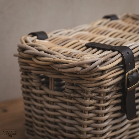 Rectangle Trunk with Leather Straps - Small - image 2