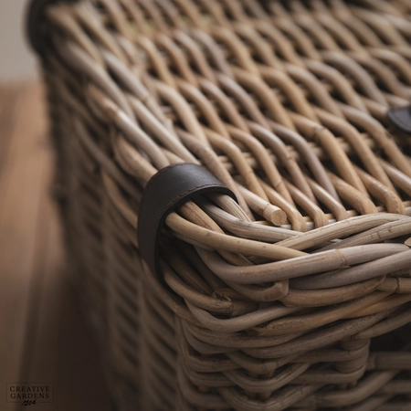 Rectangle Trunk with Leather Straps - Small - image 4