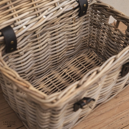 Rectangle Trunk with Leather Straps - Small - image 6