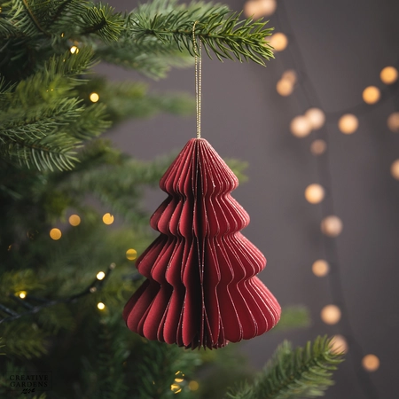 Red Tree Paper Gold Glitter